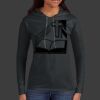Ladies 100% Ring Spun Cotton Long Sleeve Hooded T Shirt Thumbnail
