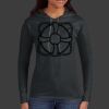 Ladies 100% Ring Spun Cotton Long Sleeve Hooded T Shirt Thumbnail