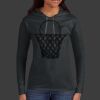 Ladies 100% Ring Spun Cotton Long Sleeve Hooded T Shirt Thumbnail