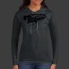 Ladies 100% Ring Spun Cotton Long Sleeve Hooded T Shirt Thumbnail