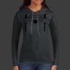 Ladies 100% Ring Spun Cotton Long Sleeve Hooded T Shirt Thumbnail