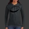 Ladies 100% Ring Spun Cotton Long Sleeve Hooded T Shirt Thumbnail