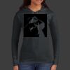 Ladies 100% Ring Spun Cotton Long Sleeve Hooded T Shirt Thumbnail