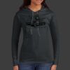 Ladies 100% Ring Spun Cotton Long Sleeve Hooded T Shirt Thumbnail