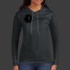 Ladies 100% Ring Spun Cotton Long Sleeve Hooded T Shirt Thumbnail