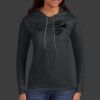 Ladies 100% Ring Spun Cotton Long Sleeve Hooded T Shirt Thumbnail