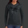Ladies 100% Ring Spun Cotton Long Sleeve Hooded T Shirt Thumbnail