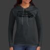 Ladies 100% Ring Spun Cotton Long Sleeve Hooded T Shirt Thumbnail