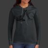 Ladies 100% Ring Spun Cotton Long Sleeve Hooded T Shirt Thumbnail