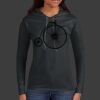 Ladies 100% Ring Spun Cotton Long Sleeve Hooded T Shirt Thumbnail