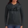 Ladies 100% Ring Spun Cotton Long Sleeve Hooded T Shirt Thumbnail