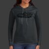 Ladies 100% Ring Spun Cotton Long Sleeve Hooded T Shirt Thumbnail