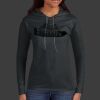 Ladies 100% Ring Spun Cotton Long Sleeve Hooded T Shirt Thumbnail