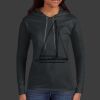 Ladies 100% Ring Spun Cotton Long Sleeve Hooded T Shirt Thumbnail