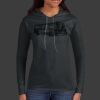 Ladies 100% Ring Spun Cotton Long Sleeve Hooded T Shirt Thumbnail