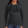 Ladies 100% Ring Spun Cotton Long Sleeve Hooded T Shirt Thumbnail