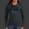 Ladies 100% Ring Spun Cotton Long Sleeve Hooded T Shirt Thumbnail