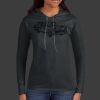 Ladies 100% Ring Spun Cotton Long Sleeve Hooded T Shirt Thumbnail