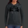 Ladies 100% Ring Spun Cotton Long Sleeve Hooded T Shirt Thumbnail