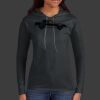 Ladies 100% Ring Spun Cotton Long Sleeve Hooded T Shirt Thumbnail