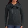 Ladies 100% Ring Spun Cotton Long Sleeve Hooded T Shirt Thumbnail
