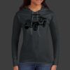 Ladies 100% Ring Spun Cotton Long Sleeve Hooded T Shirt Thumbnail