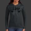 Ladies 100% Ring Spun Cotton Long Sleeve Hooded T Shirt Thumbnail