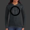Ladies 100% Ring Spun Cotton Long Sleeve Hooded T Shirt Thumbnail