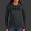 Ladies 100% Ring Spun Cotton Long Sleeve Hooded T Shirt Thumbnail