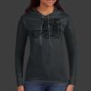 Ladies 100% Ring Spun Cotton Long Sleeve Hooded T Shirt Thumbnail