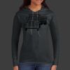 Ladies 100% Ring Spun Cotton Long Sleeve Hooded T Shirt Thumbnail