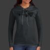 Ladies 100% Ring Spun Cotton Long Sleeve Hooded T Shirt Thumbnail