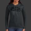 Ladies 100% Ring Spun Cotton Long Sleeve Hooded T Shirt Thumbnail