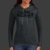 Ladies 100% Ring Spun Cotton Long Sleeve Hooded T Shirt Thumbnail