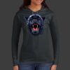 Ladies 100% Ring Spun Cotton Long Sleeve Hooded T Shirt Thumbnail