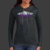 Ladies 100% Ring Spun Cotton Long Sleeve Hooded T Shirt Thumbnail