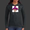 Ladies 100% Ring Spun Cotton Long Sleeve Hooded T Shirt Thumbnail