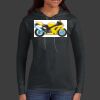 Ladies 100% Ring Spun Cotton Long Sleeve Hooded T Shirt Thumbnail