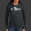 Ladies 100% Ring Spun Cotton Long Sleeve Hooded T Shirt Thumbnail