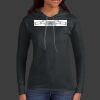 Ladies 100% Ring Spun Cotton Long Sleeve Hooded T Shirt Thumbnail
