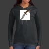 Ladies 100% Ring Spun Cotton Long Sleeve Hooded T Shirt Thumbnail