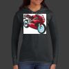Ladies 100% Ring Spun Cotton Long Sleeve Hooded T Shirt Thumbnail
