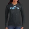 Ladies 100% Ring Spun Cotton Long Sleeve Hooded T Shirt Thumbnail