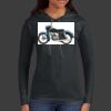 Ladies 100% Ring Spun Cotton Long Sleeve Hooded T Shirt Thumbnail