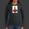 Ladies 100% Ring Spun Cotton Long Sleeve Hooded T Shirt Thumbnail