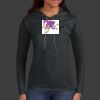 Ladies 100% Ring Spun Cotton Long Sleeve Hooded T Shirt Thumbnail