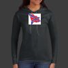Ladies 100% Ring Spun Cotton Long Sleeve Hooded T Shirt Thumbnail