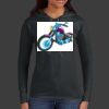 Ladies 100% Ring Spun Cotton Long Sleeve Hooded T Shirt Thumbnail