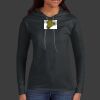 Ladies 100% Ring Spun Cotton Long Sleeve Hooded T Shirt Thumbnail