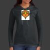 Ladies 100% Ring Spun Cotton Long Sleeve Hooded T Shirt Thumbnail